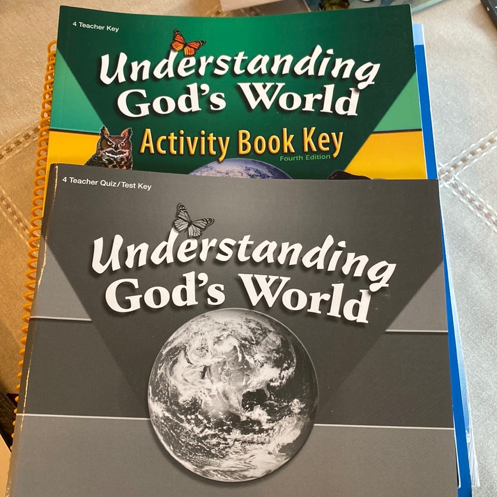 Abeka Grade 4 Understanding Gods World Answer Key Activity Book Teacher Quiz/Tes